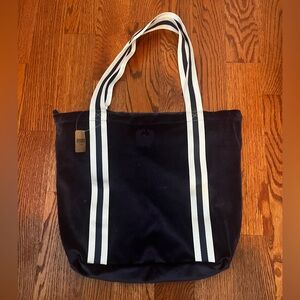 Victoria secret PINK blue velvet tote bag NWT